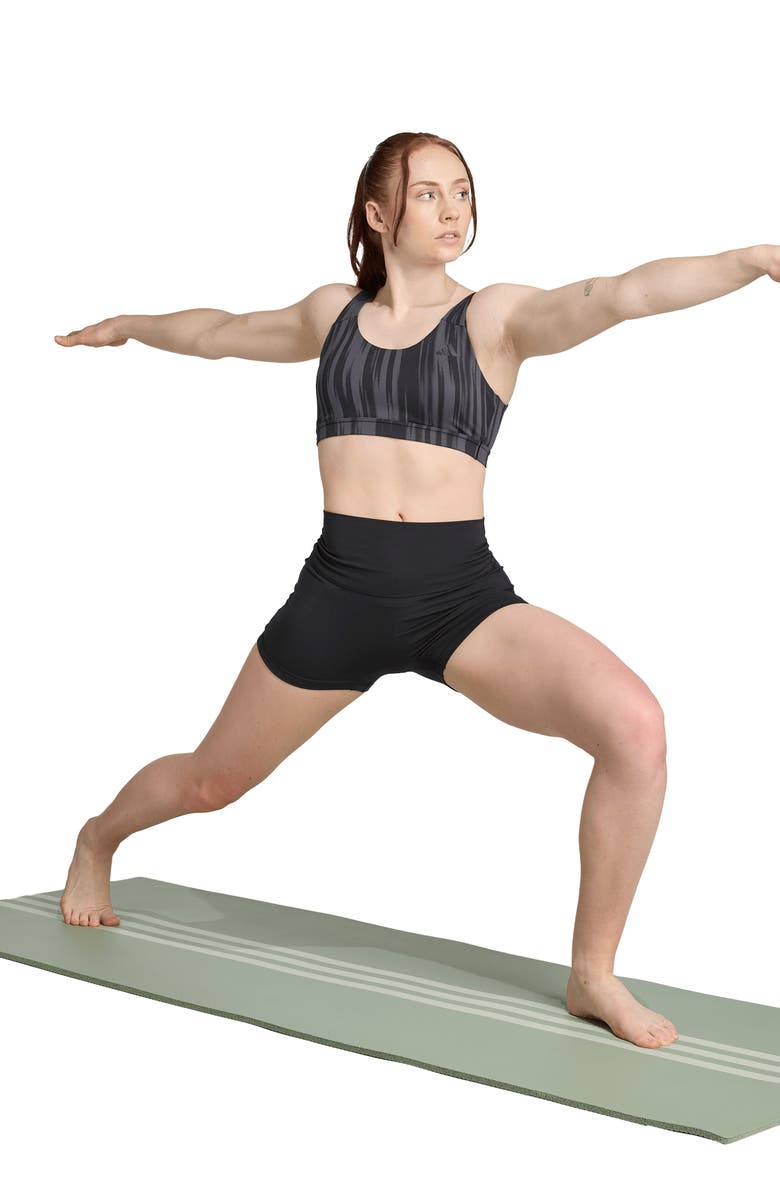 adidas All Me Sculpt Booty Shorts, Alternate, color, Black/ Black