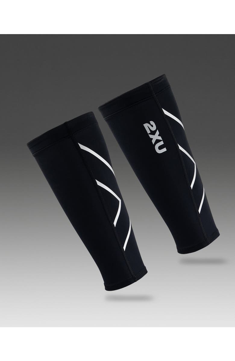 2XU Compression Calf Guards, Alternate, color, Black/Black