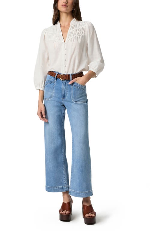 PAIGE PAIGE ANESSA HIGH WAIST ANKLE WIDE LEG JEANS