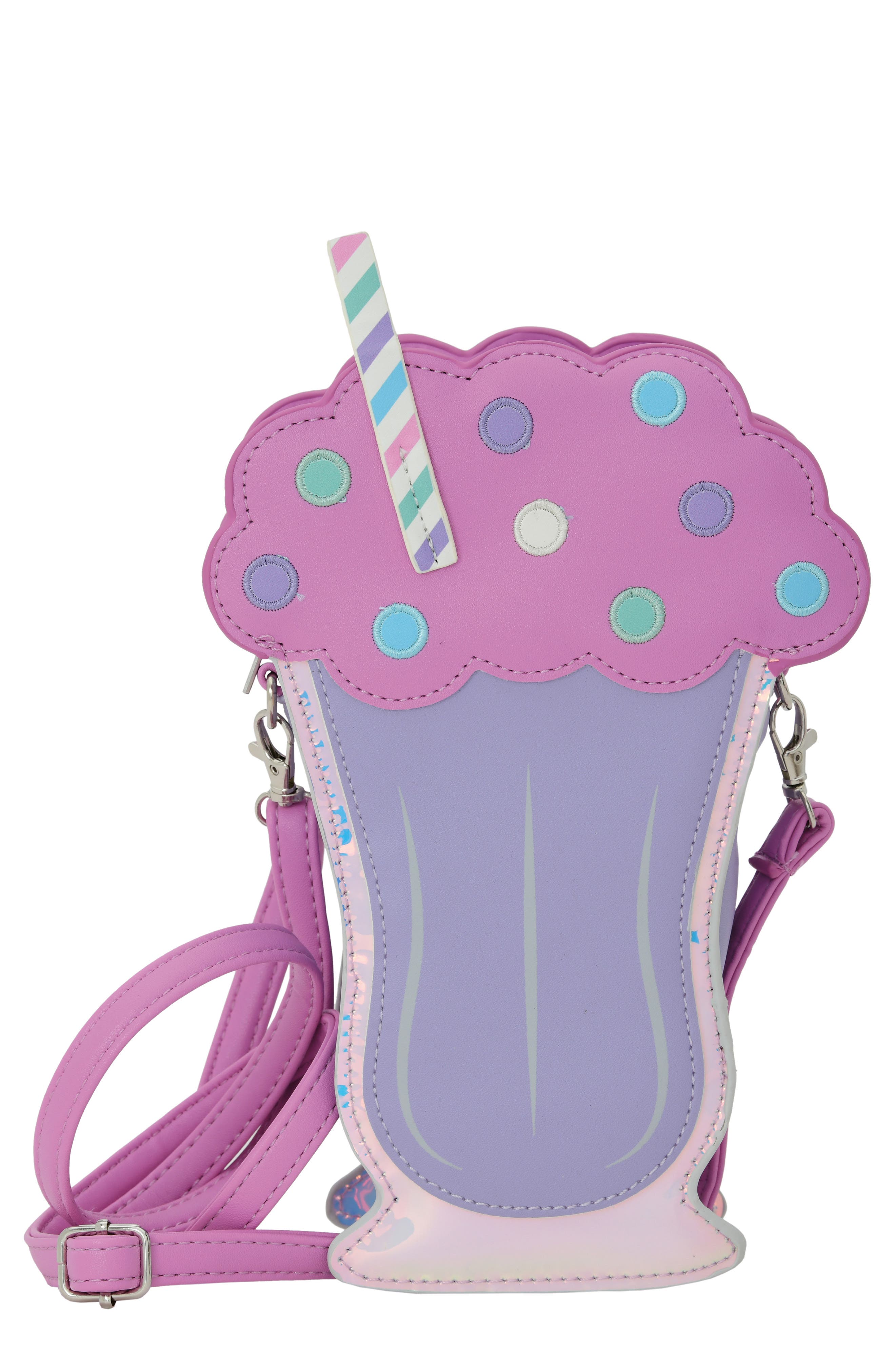 Iscream Kids' Ice Cream Sundae Crossbody Bag, Main, color, Multi