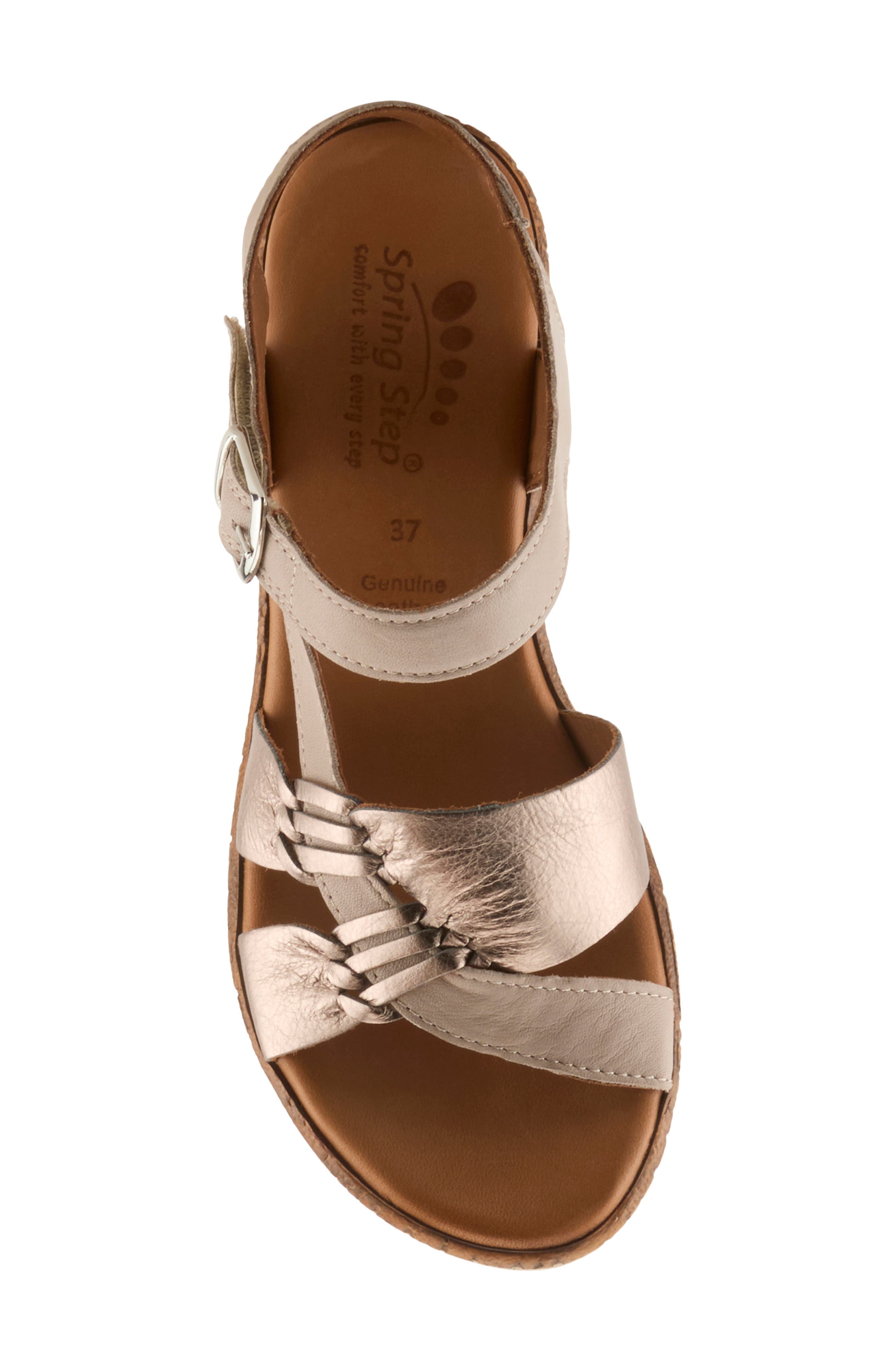 Spring Step Kirra Wedge Sandal, Alternate, color, 