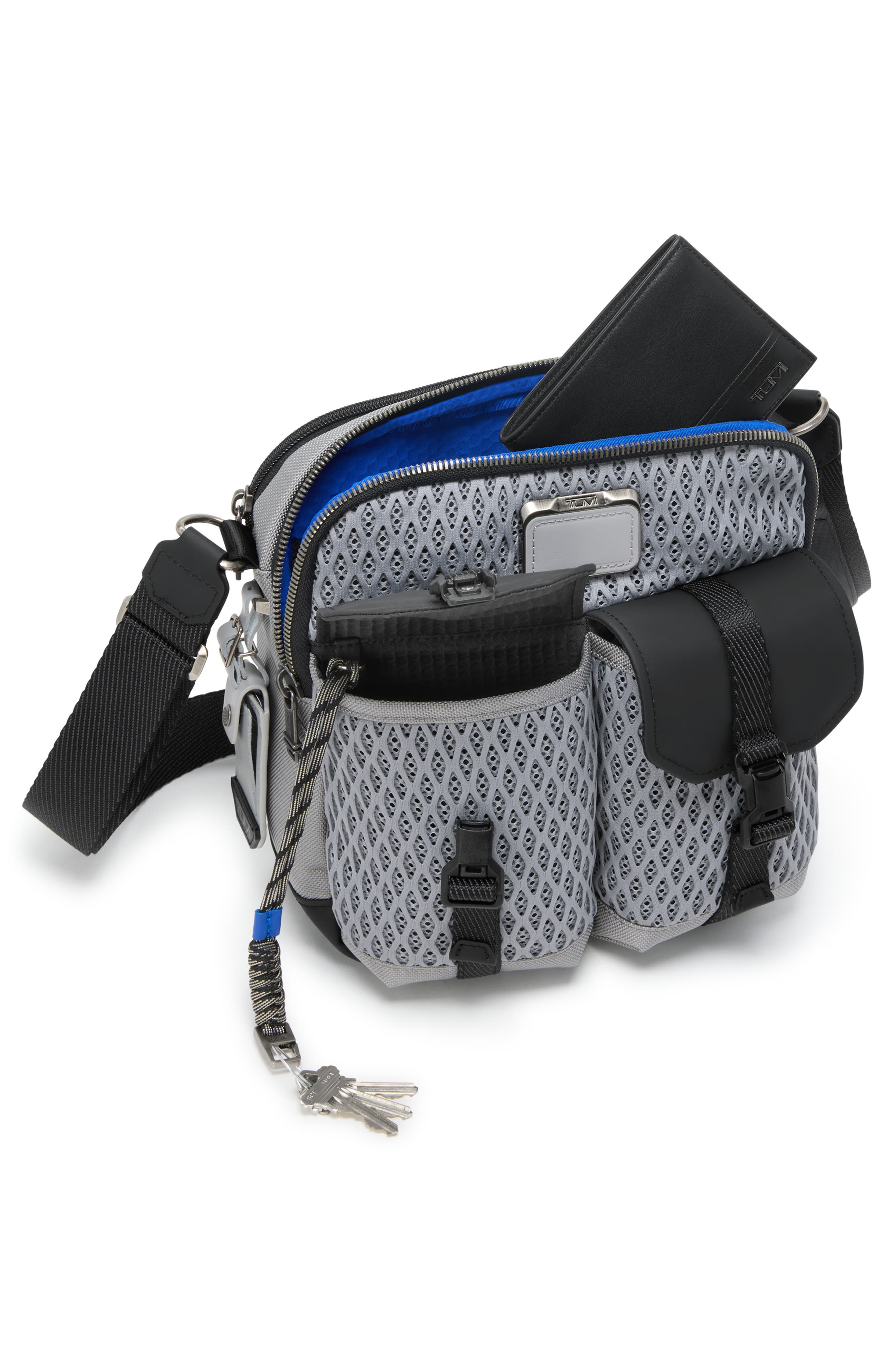 Alpha Bravo Ordinance Crossbody Bag, Alternate, color, PEARL GREY MESH