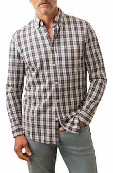 Faherty Coastline Knit Button-Down Shirt