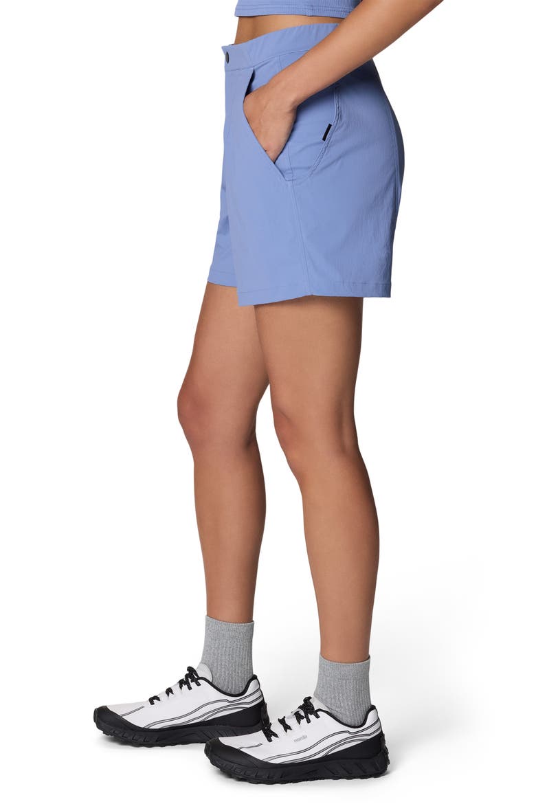 Peak Rambler Water Repellent Shorts, Alternate, color, BEST COAST BLUE