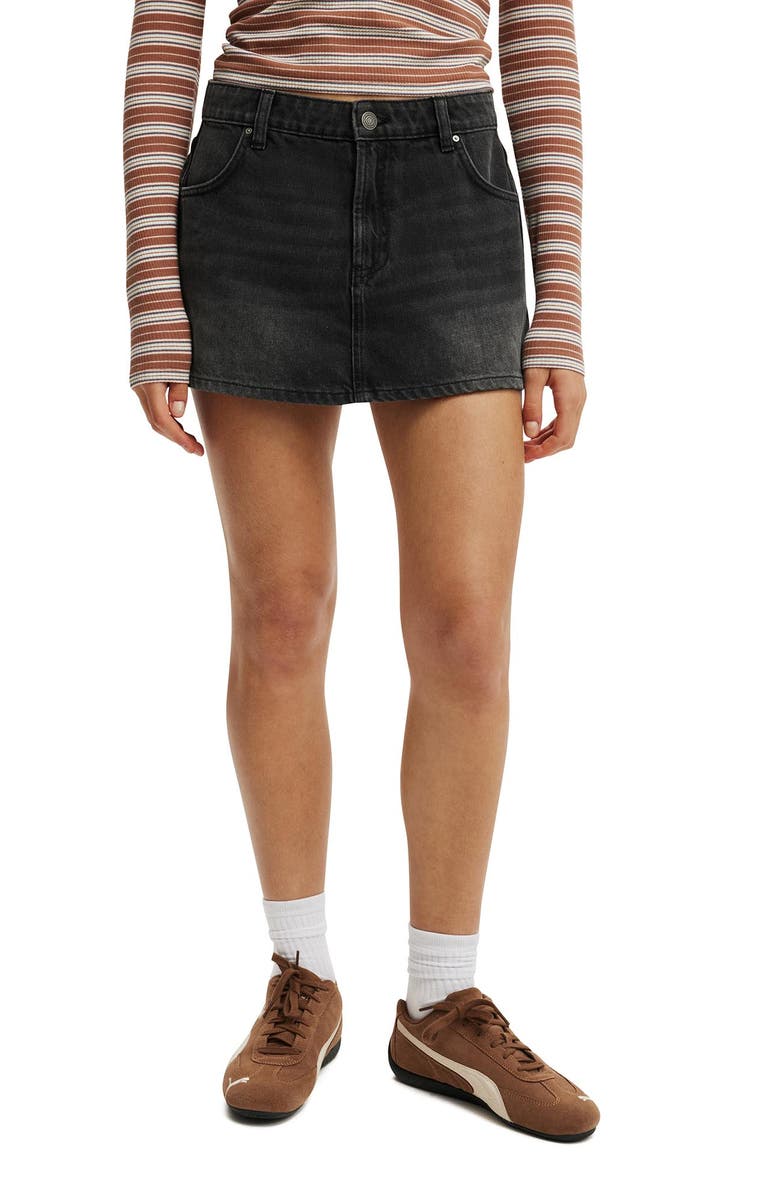 Cotton On Women's Mini Denim Skort, Main, color, 