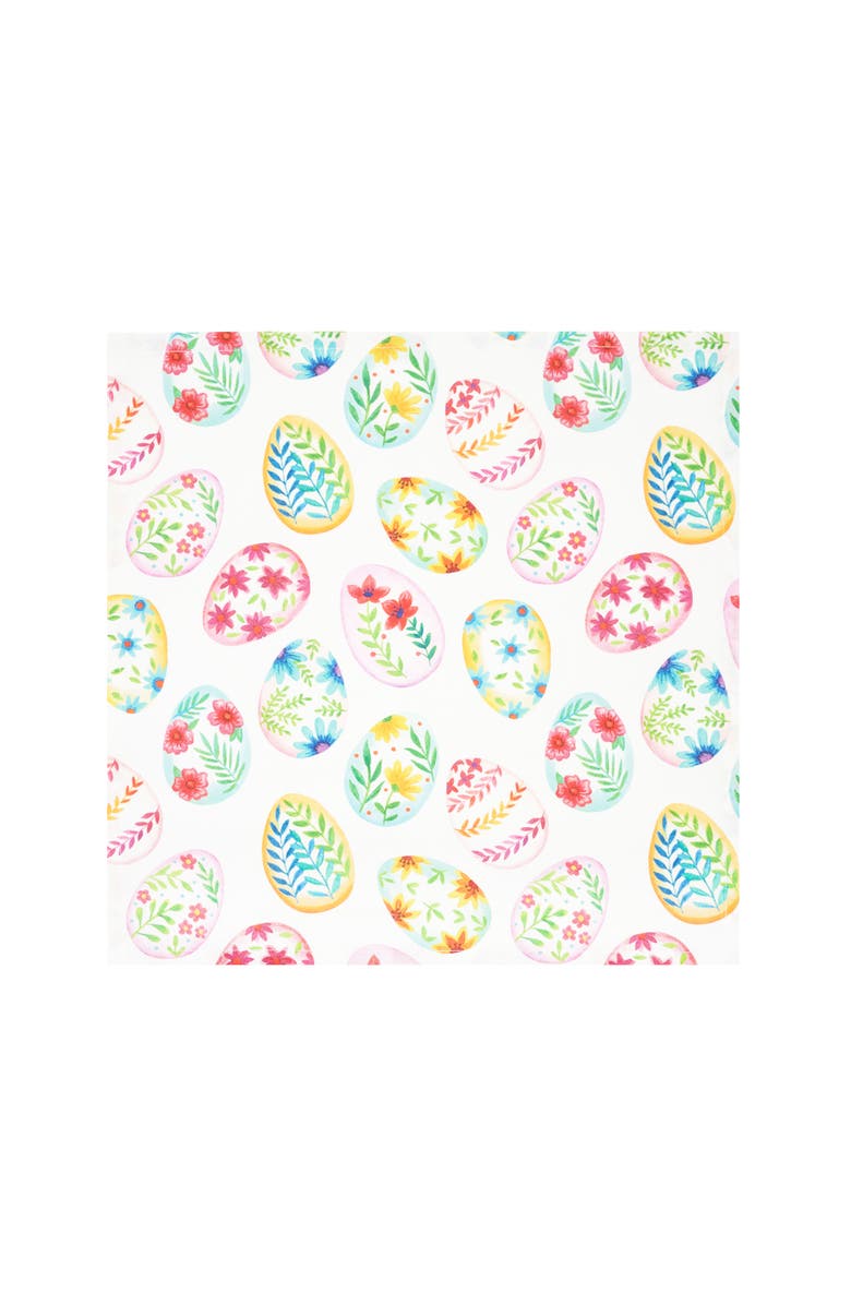 C&F Home Colorful Easter Egg Charm & Plaid Cloth Napkins Set of 6, Alternate, color, Green