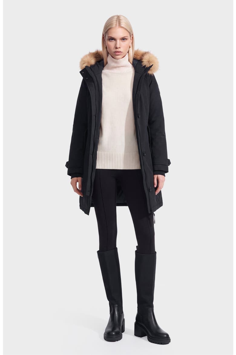 Keyshia Down Parka, Alternate, color, Black