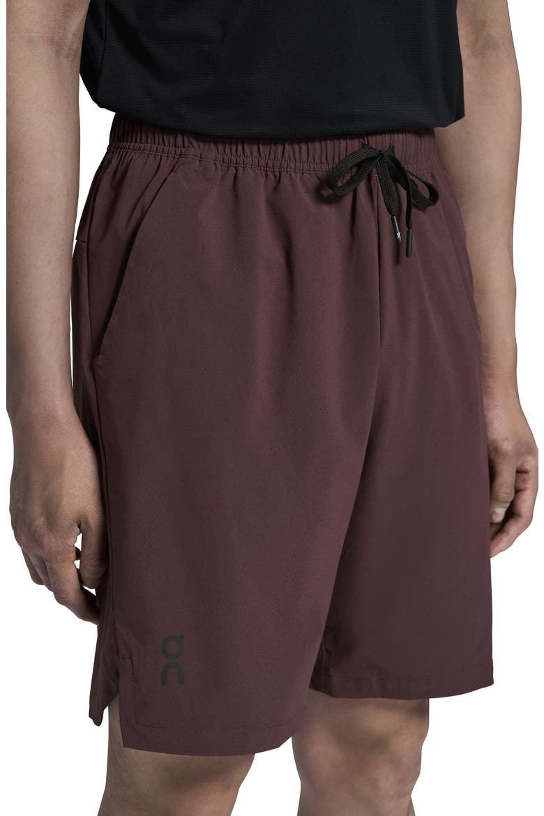 Focus Athletic Shorts, Alternate, color, MULBERRY