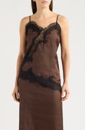 DELUC Sonic Lace Trim Asymmetric Tank