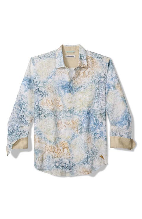 La Blanca Isles Silk Button-Up Shirt