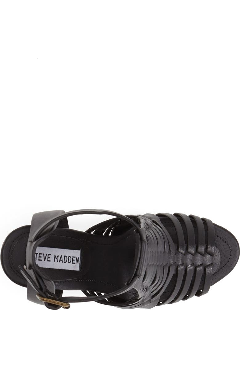 Steve Madden 'Sandrina' Huarache Sandal, Alternate, color,