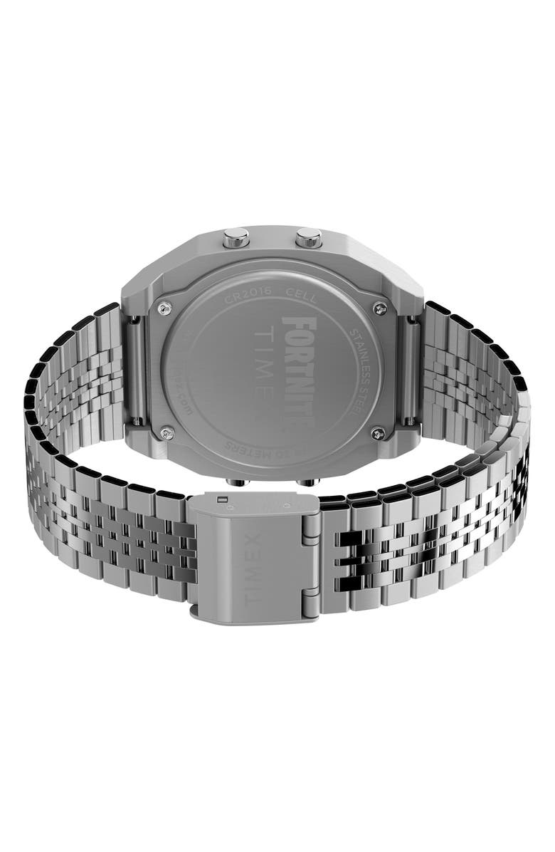 Timex<sup>®</sup> x Fortnite<sup>®</sup> T80 Digital Bracelet Watch, 36mm, Alternate, color, Digital
