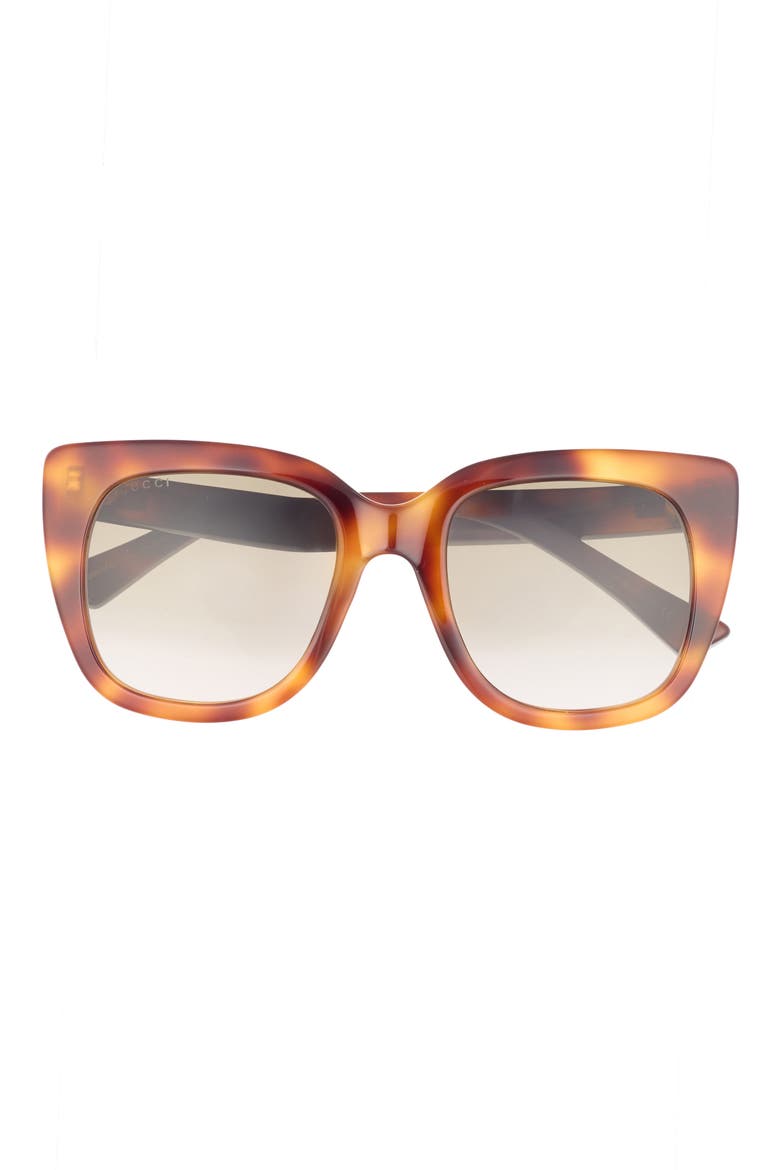 51mm Cat Eye Sunglasses, Main, color, HAVANA HAVANA BROWN