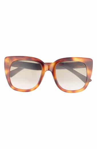 Gucci 51mm Cat Eye Sunglasses