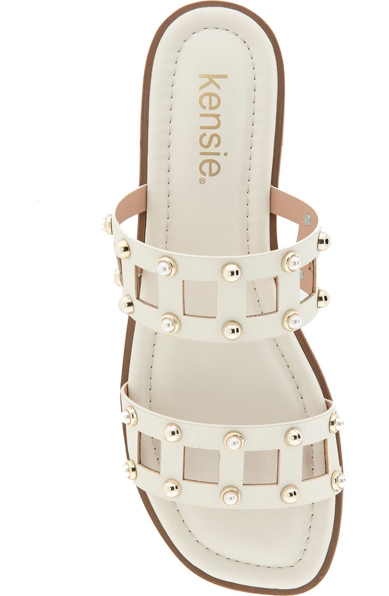 Kensie Rosaly Sandal, Alternate, color, Off White