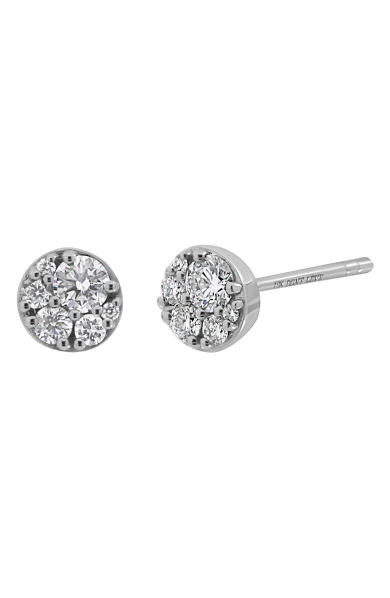 Bony Levy Mika 18K White Gold Diamond Round Stud Earrings - 0.32ct., Main, color, 18K White Gold