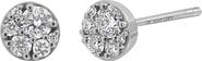 Bony Levy Mika 18K White Gold Diamond Round Stud Earrings - 0.32ct.
