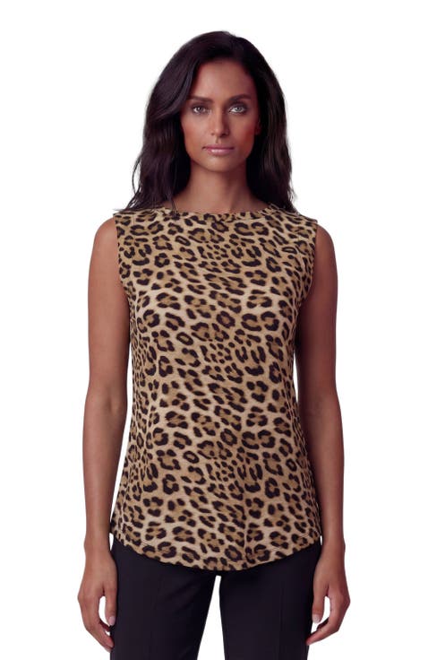 Leopard Womens Muscle Tank