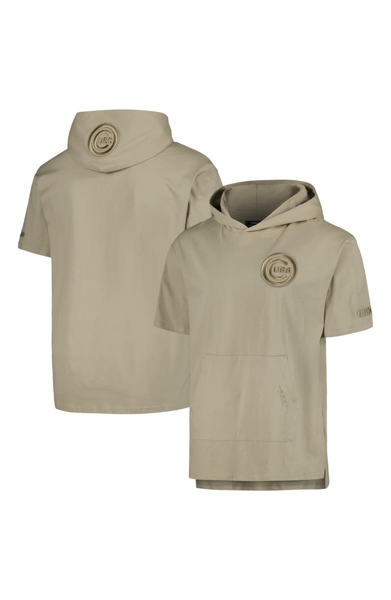PRO STANDARD Men's Pro Standard Khaki Chicago Cubs Neutral Hoodie T-Shirt, Alternate, color, Khaki