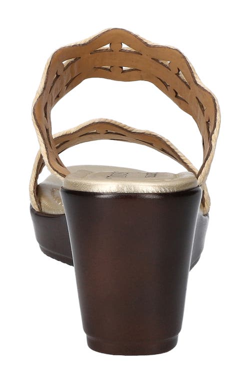 EASY STREET EASY STREET SELVA PLATFORM WEDGE SLIDE SANDAL 