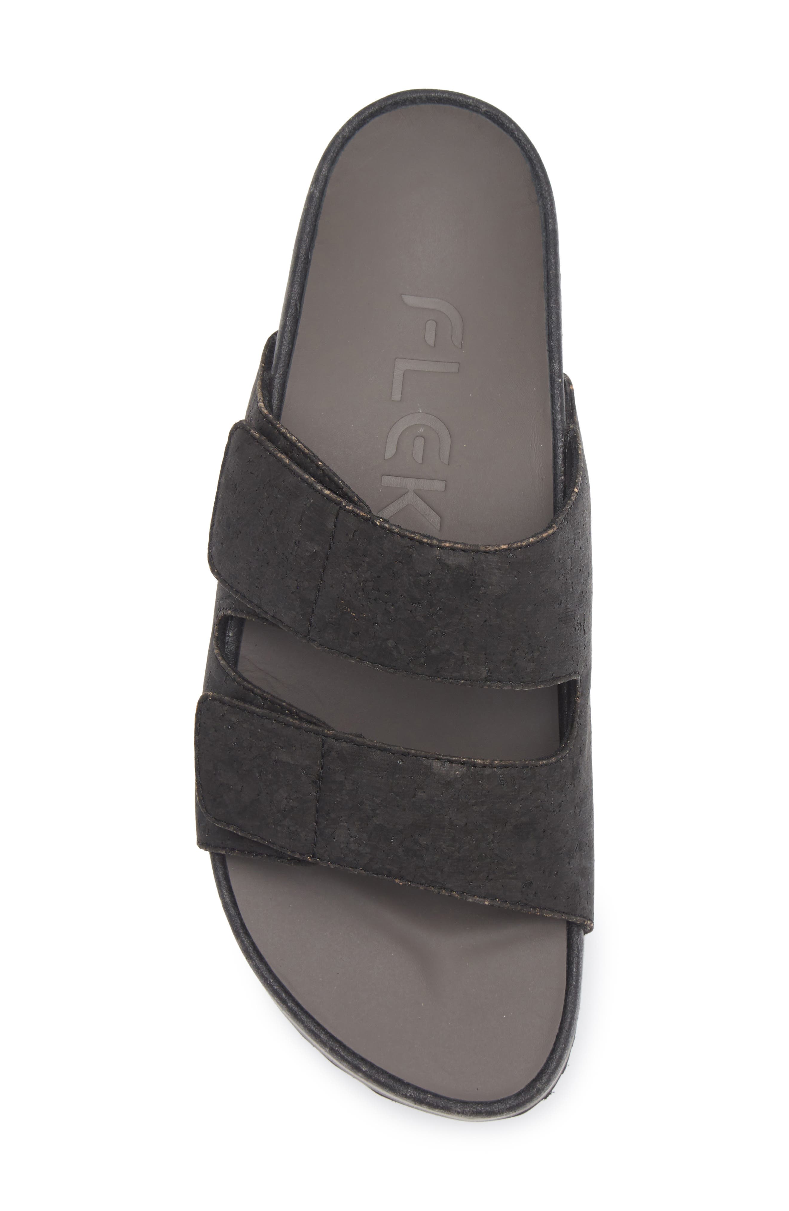 FLEKS Riviera Cork Slide Sandal, Alternate, color, Night Cork