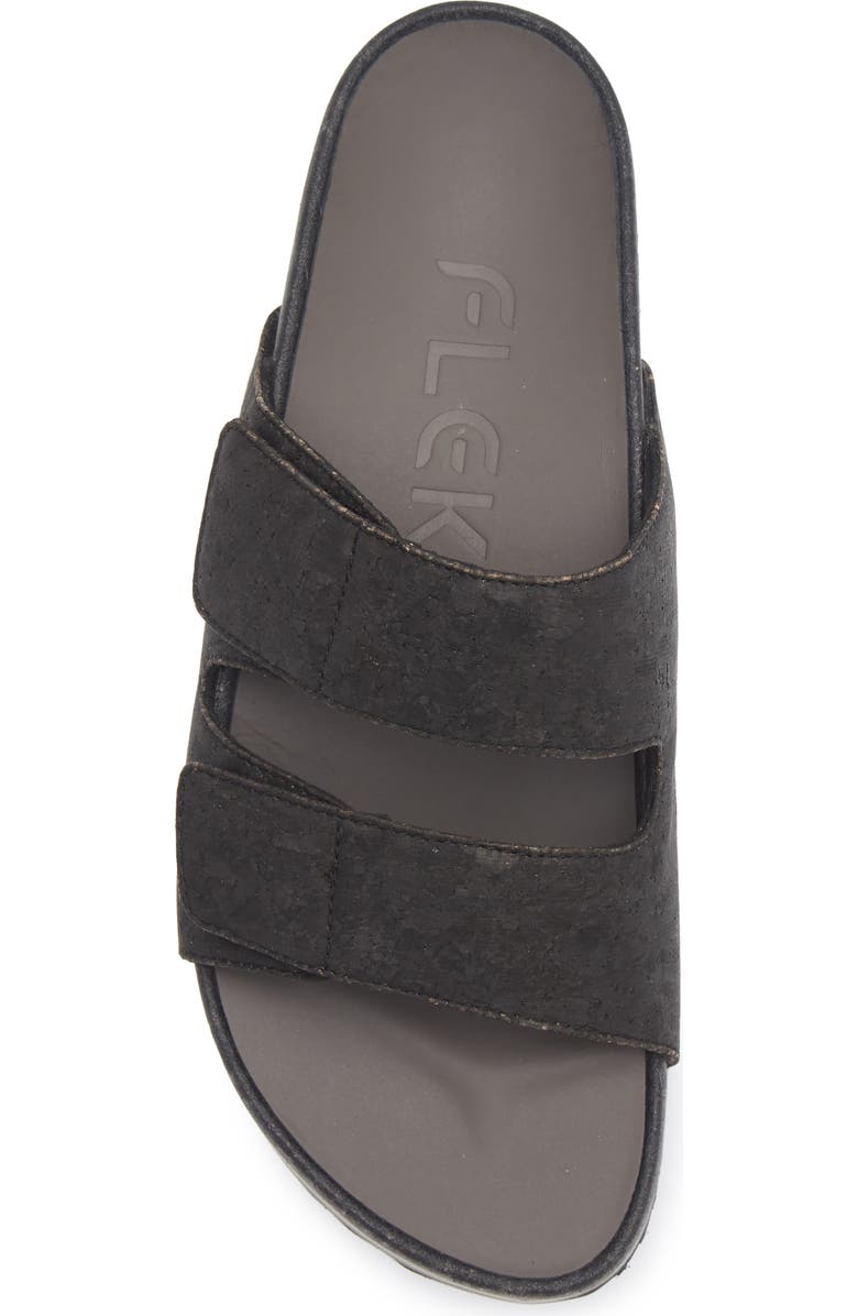 FLEKS Riviera Cork Slide Sandal, Alternate, color, Night Cork