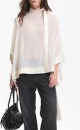 DELUC Carter Sheer Mock Neck Top