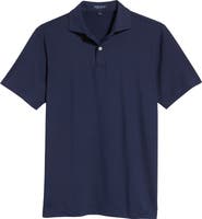 Peter Millar Crown Crafted Solid Short Sleeve Performance Polo