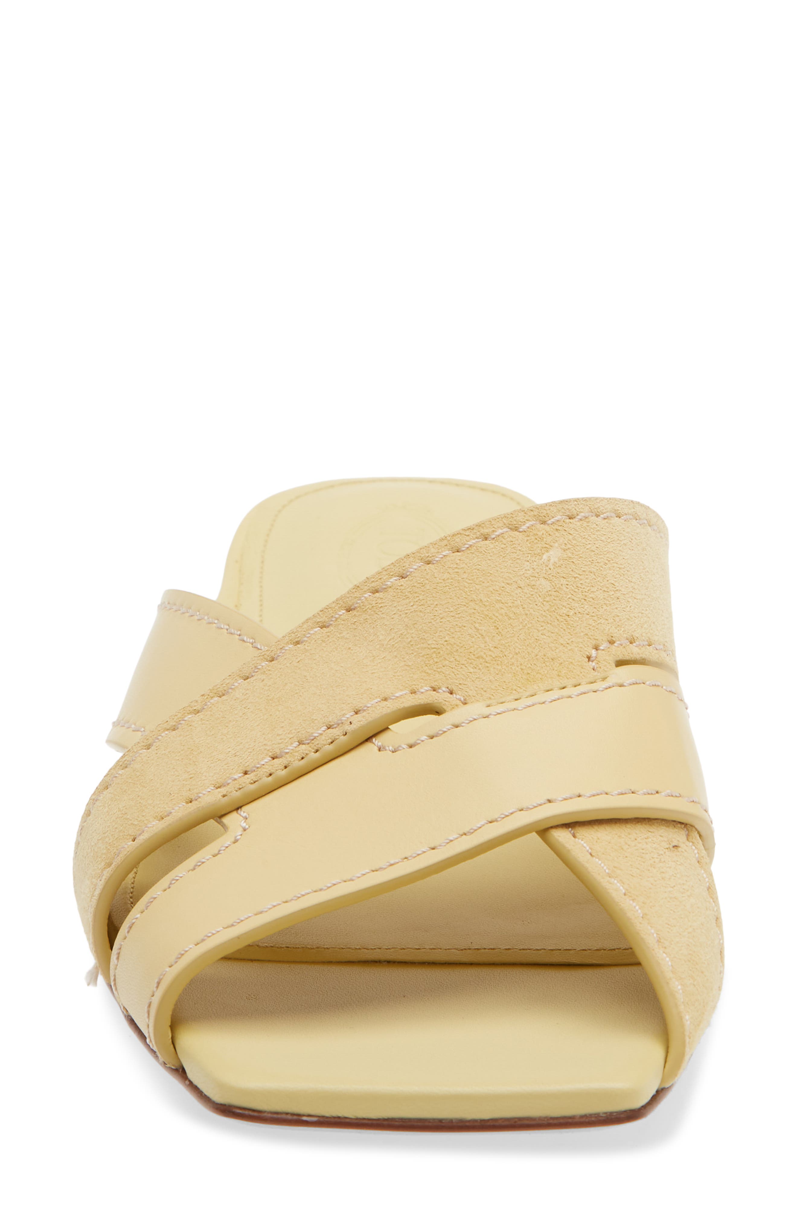 Tod's T-Bands Flat Sandal, Alternate, color, Flan