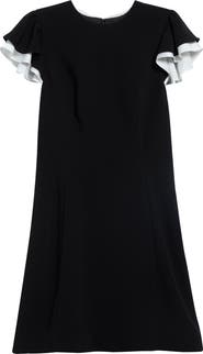 Cinq à Sept Sarya Flounce Sleeve Dress