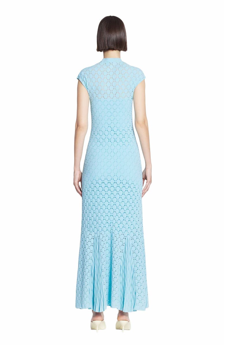 Lanvin LONG DRESS IN LACE EFFECT KNIT, Alternate, color, 