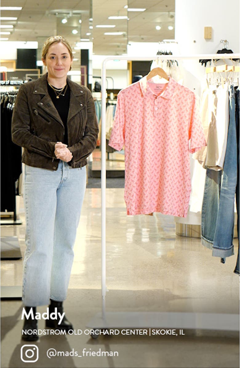 XC4<sup>®</sup> Flamingo Print Performance Golf Polo, sales video thumbnail