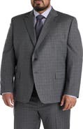 Michael Kors Big & Tall Transitional Check Suit Jacket