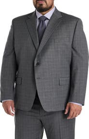 Michael Kors Big & Tall Transitional Check Suit Jacket