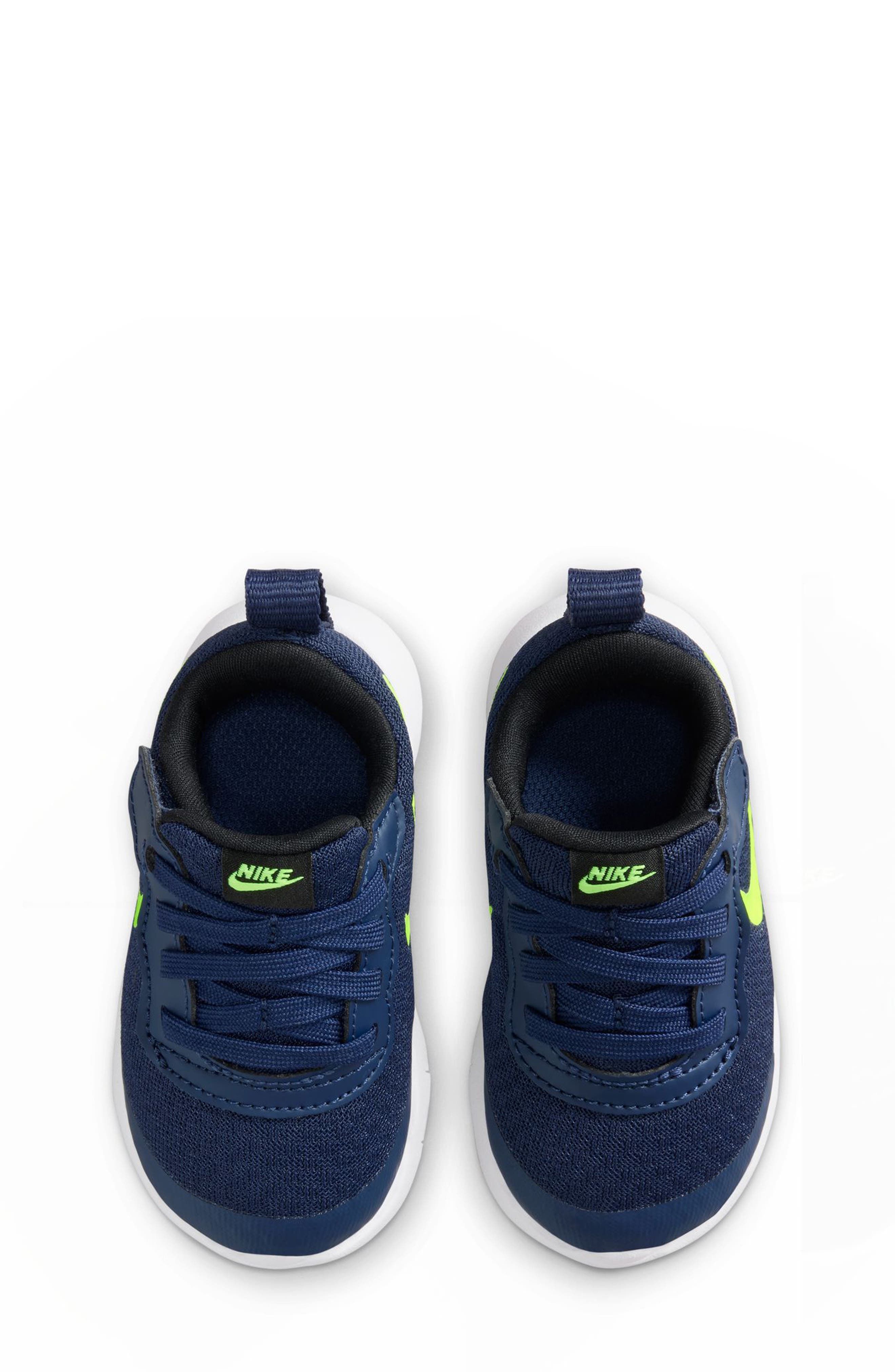 Kids' Tanjun EZ Sneaker, Alternate, color, NAVY/ VOLT/ BLACK/ WHITE