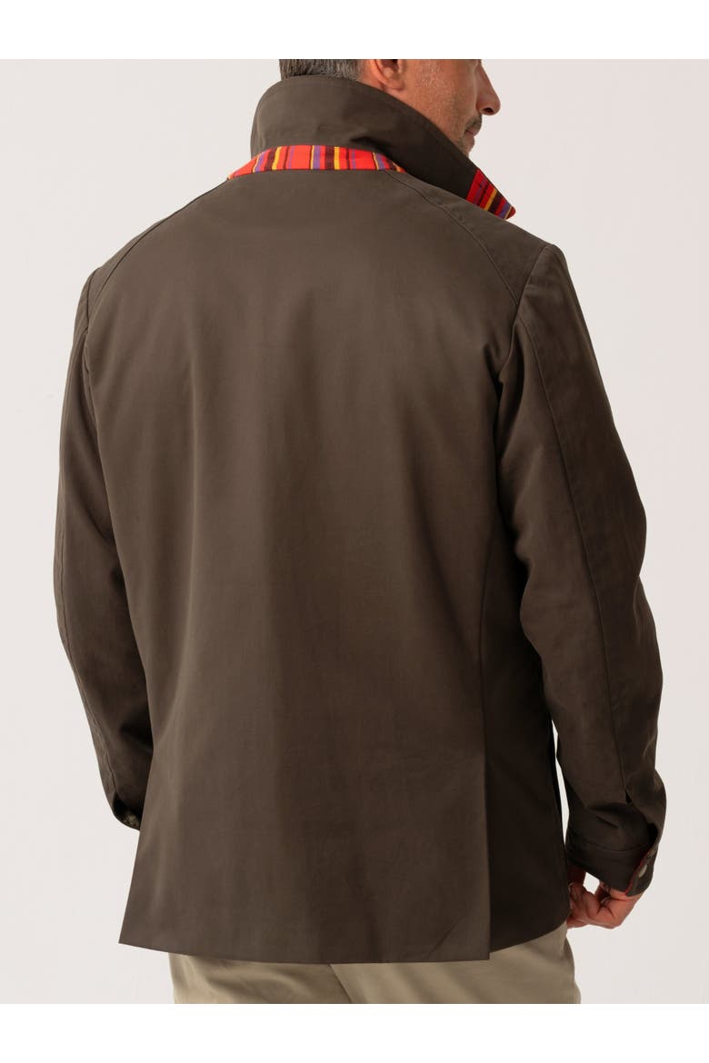 Cotton Car Coat, Alternate, color, Dark Olive