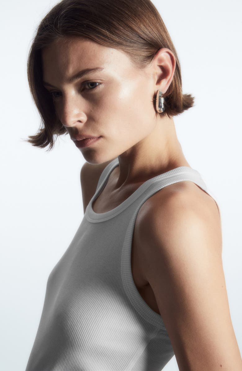 COS Cotton Rib Tank, Alternate, color, 