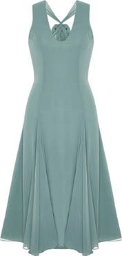 PCFG The Party Edit Silk Midi Dress