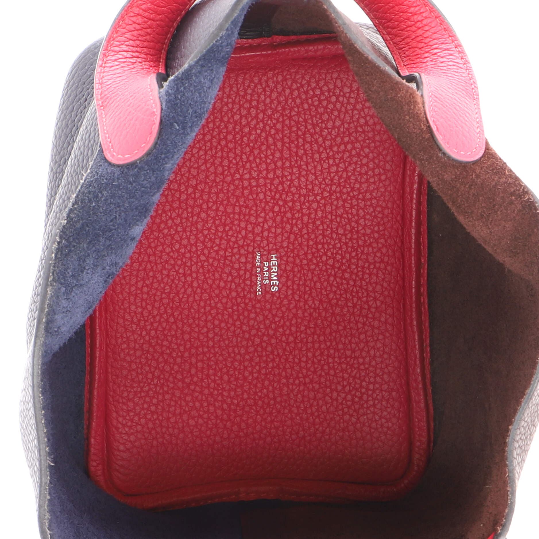 Picotin Lock Bag Tricolor Clemence PM, Alternate, color, Blue
