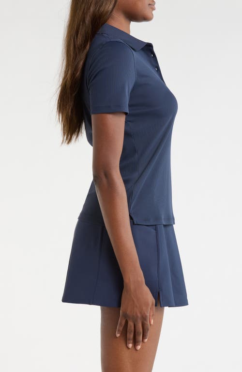 G/fore Tech Rib Golf Polo In Blue