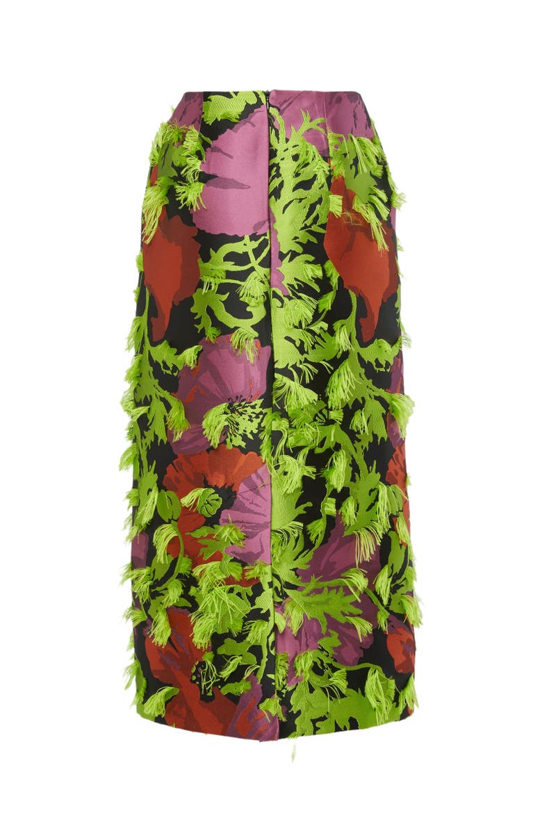 La DoubleJ Pencil Skirt Wonderland Fil Coupe Multicolor, Alternate, color, Wonderland Fil Coupe