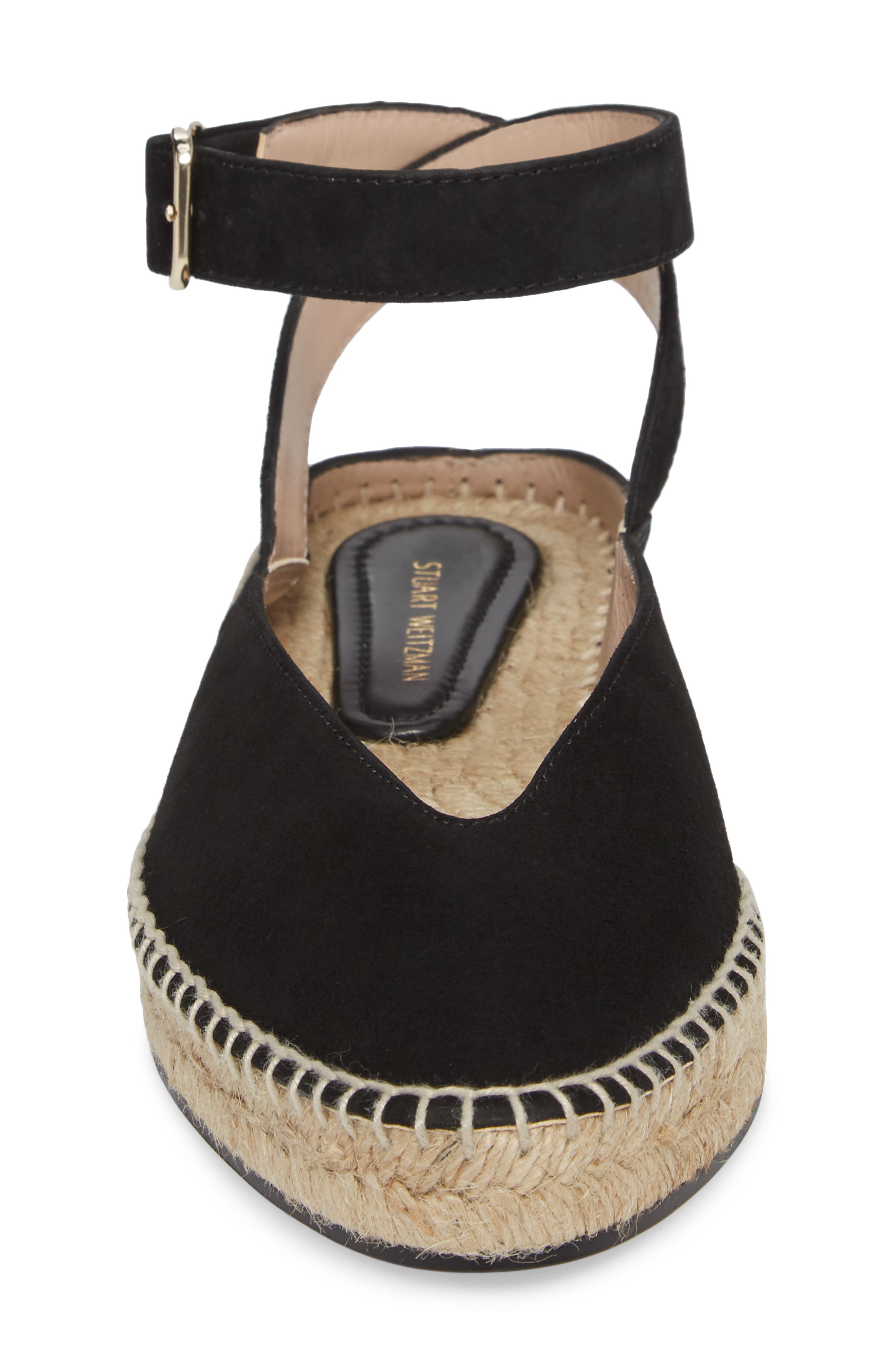 Stuart Weitzman Toga Ankle Wrap Espadrille, Alternate, color, 