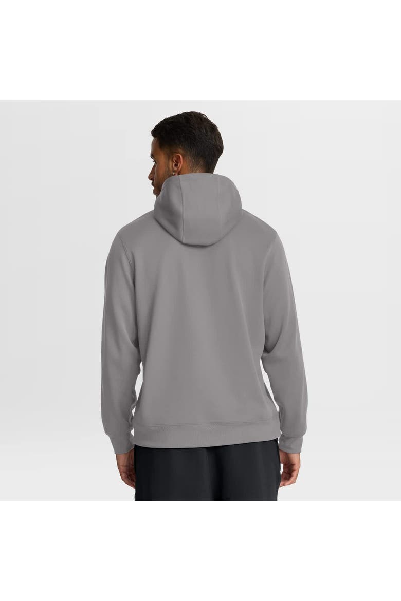 Men's Nike Gray Ohio State Buckeyes 2025 Coaches Premium Dri-FIT Quarter-Zip Hoodie, Alternate, color, Gray