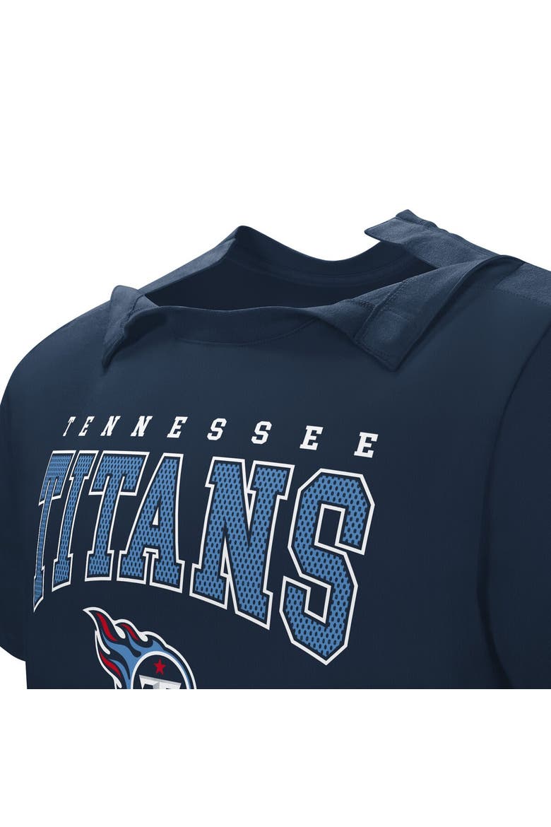 Men's  Navy Tennessee Titans Home Team Adaptive T-Shirt, Alternate, color, Navy