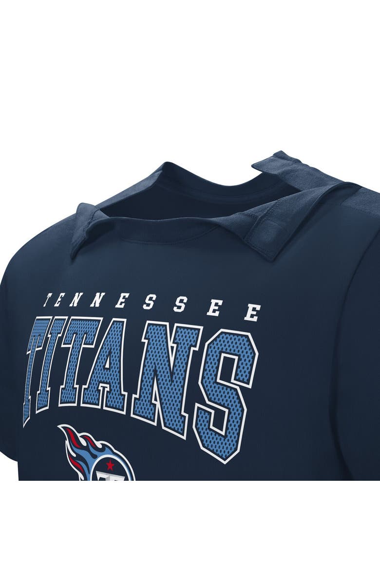 NFL Men's Navy Tennessee Titans Home Team Adaptive T-Shirt, Alternate, color, Navy