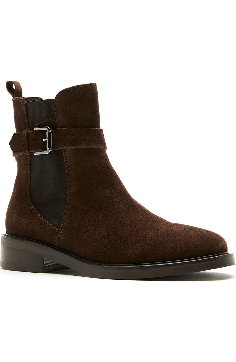 La Canadienne Auren City Dry<sup
™</sup
Waterproof Bootie, Main, color, Brown Suede