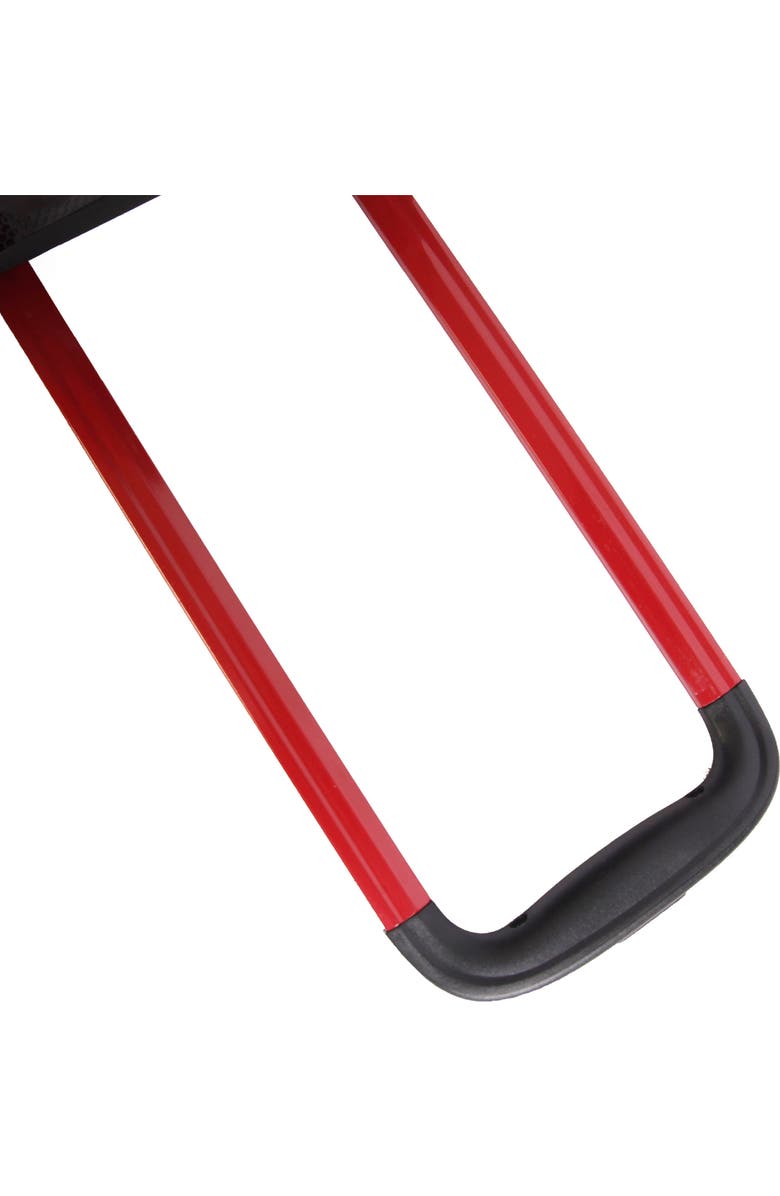 Hurley Swiper 21" Hardshell Spinner Suitcase, Alternate, color, Black/ Red