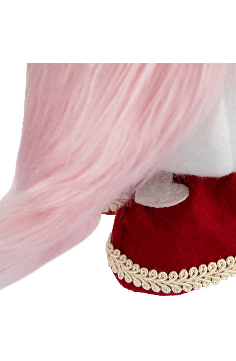 Northlight Plush Bow and Arrow Valentine's Day Gnome - 19" - Pink, Alternate, color, Red
