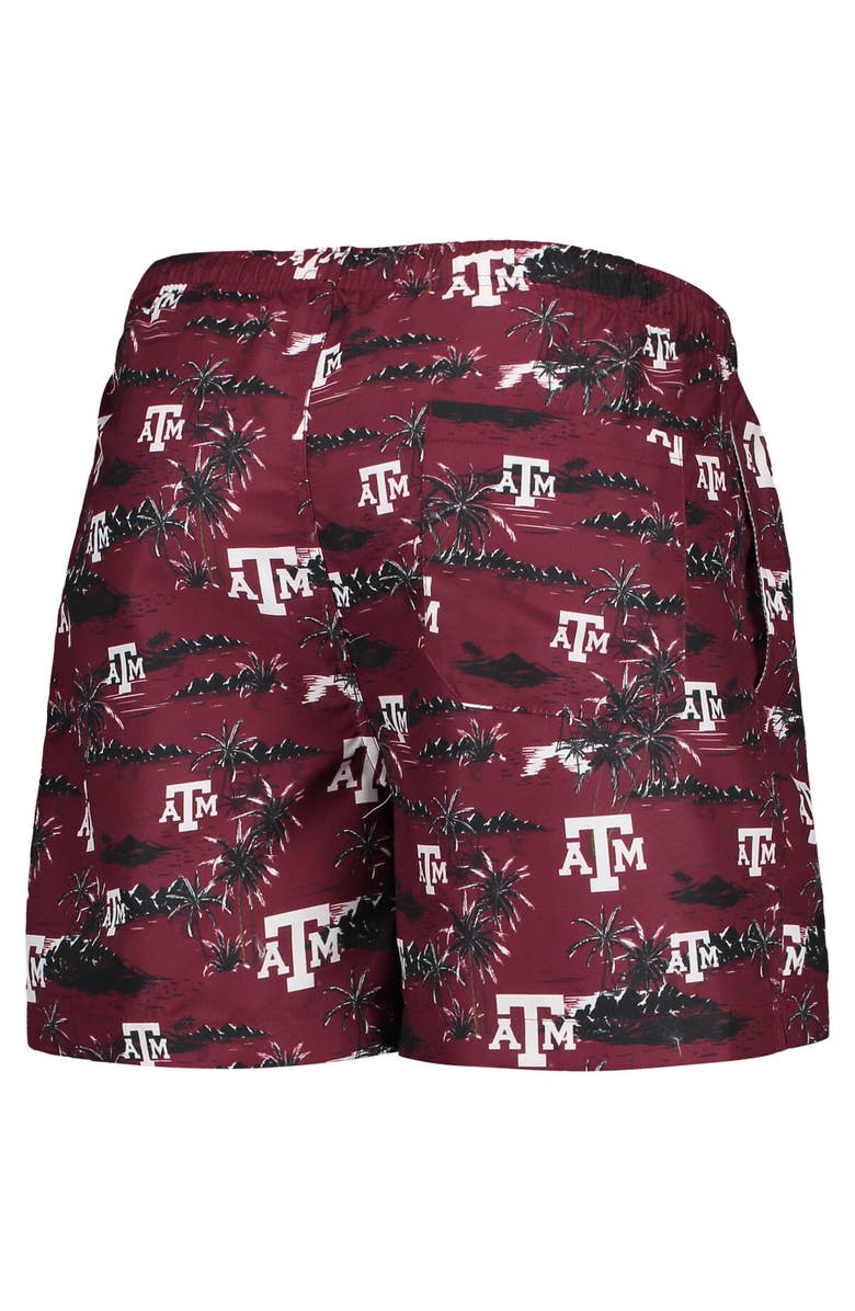 FOCO Men's FOCO Maroon Texas A&M Aggies Island Palm Swim Trunks, Alternate, color, Maroon