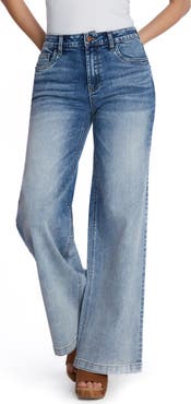 HINT OF BLU High Waist Wide Leg Jeans